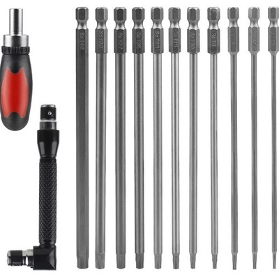 Torx Schraubenzieher Set, 150mm, T6-T40, S2 Stahl, Magnet, Reparatur