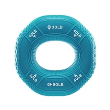 Silicone Adjustable 20-90LB Hand Grip Arm Strength Exercise Gripping Ring Fitnes