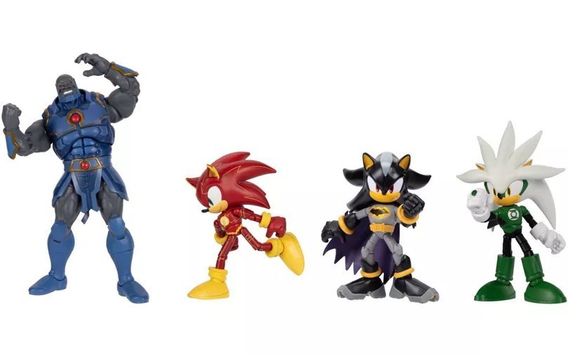 Sonic The Hedgehog x DC Exclusive Action Figure 4-Pack [Power vs