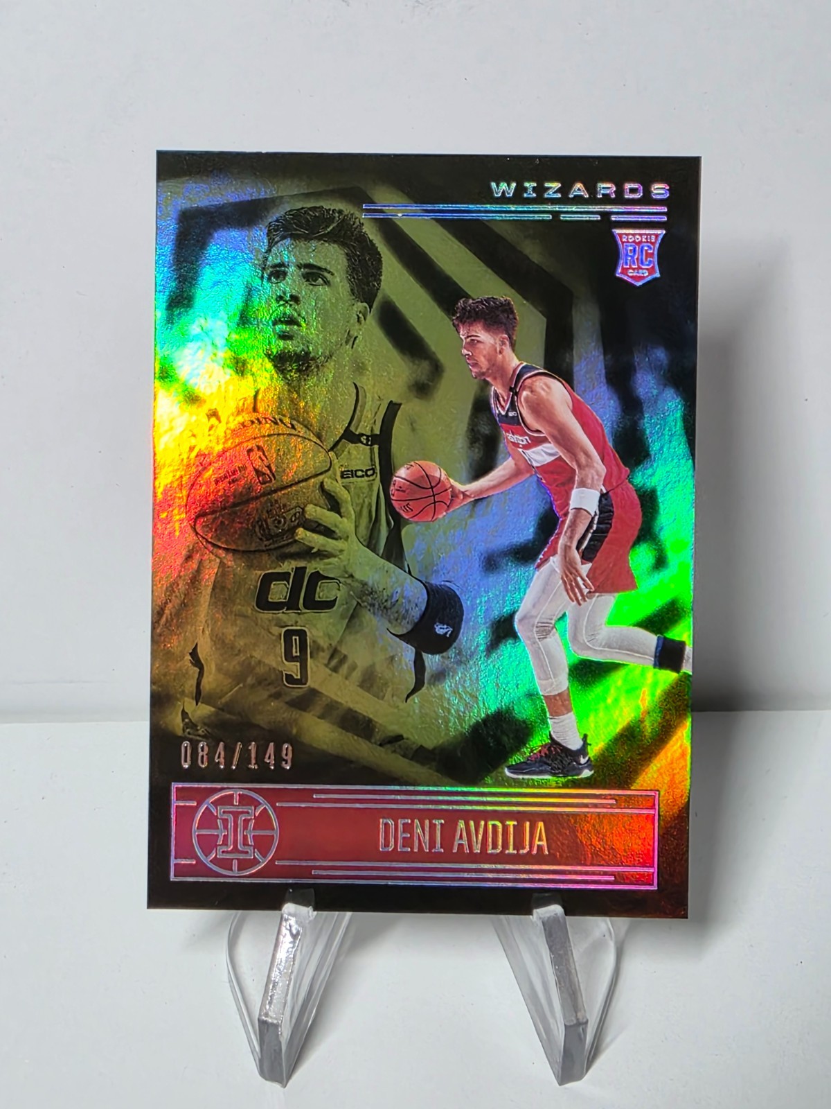 2020-21 Panini Illusions "DENI AVDIJA" /149 YELLOW TROPHY PRIZM #167 Rookie!🔥