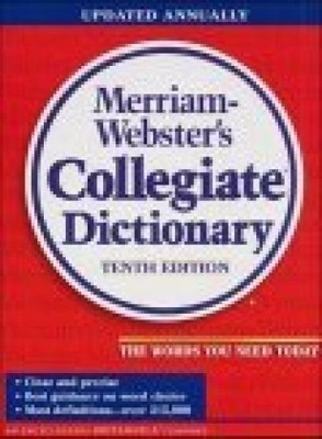 Merriam Webster's Collegiate Dictionary: Plain Edge (Dictionary) Webster: