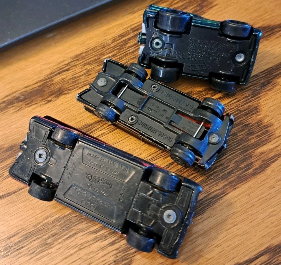 1966 BATMAN TV Series Batmobile Hot Wheels Corgi Juniors Die-cast Lot! - Image 4 of 4