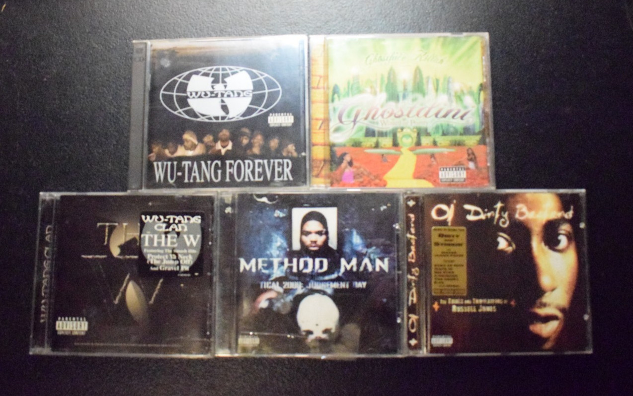 Wu-Tang Clan Ghostface Method Man ODB - 6 CD Lot - Very Good Condition