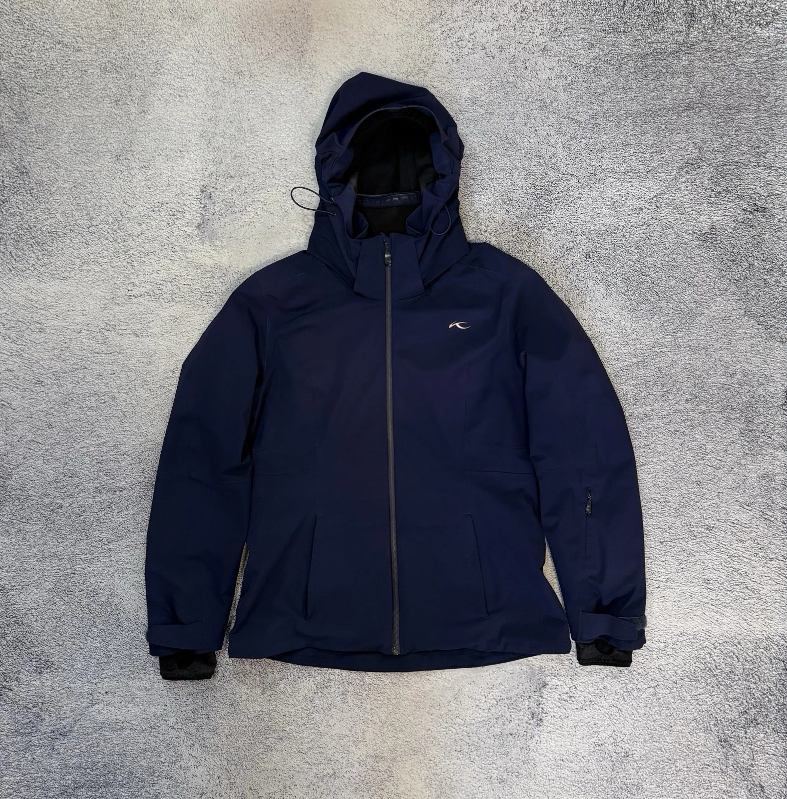 Kjus Ladies Pearl Ski Jacket Dermizax EV Navy Women EU40 USAM Snow Coat