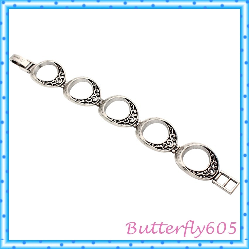 Brighton Eclipse Silver Retired Hammered Fold Ove… - image 2