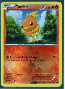 Torchic 14/108 Dark Explorers Reverse Holo