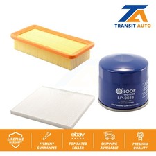 Air Cabin Engine Oil Filters (3 Total) Kit For 2006-2011 Kia Rio Rio5 KFM-100354