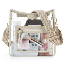 Missnine Clear Crossbody Bags for Women Stadium Approved Clear Purse for Conc...
