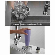 AGlass Rinser For Kitchen Sink Bottle Cup Washer Sink Attachment Bar Glass