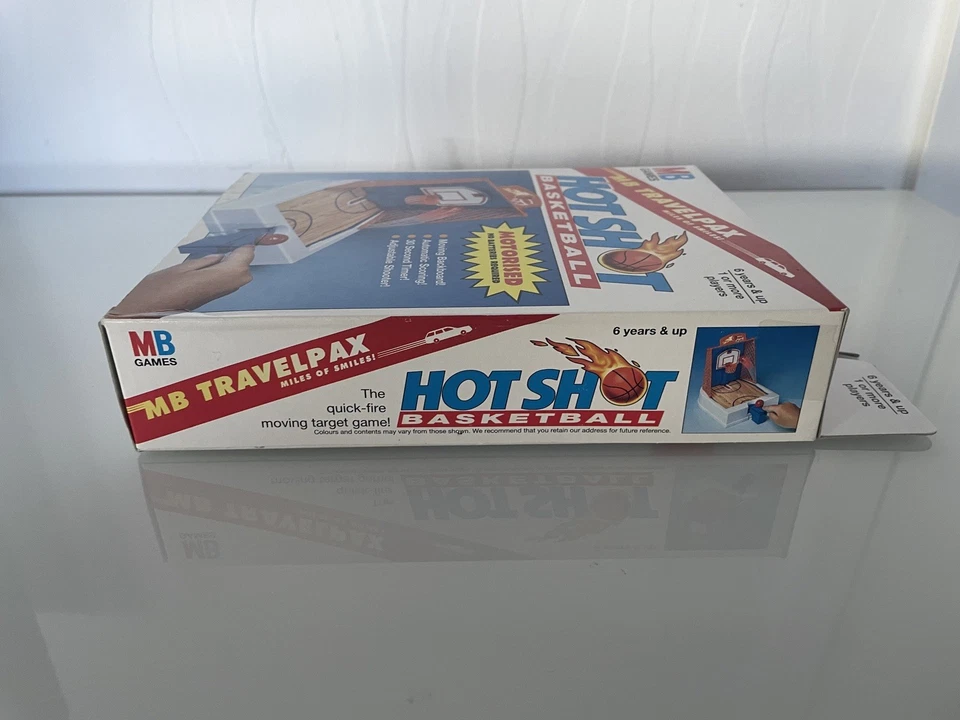 VINTAGE 1993 MB GAMES - MB TRACELPAX HOTSHOT BASKETBALL - NEW - Image 4 of 4