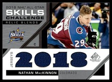 2018-19 SP Game Used 2019 NHL All-Star Skills Relic Blends Nathan MacKinnon