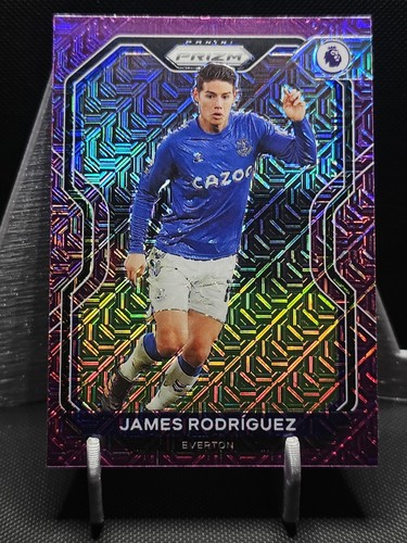 2020-21 Panini Chronicles Soccer Prizm EPL Purple Mojo James Rodriguez #17 - Picture 1 of 2
