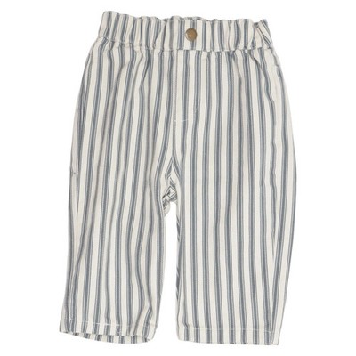 Quincy Mae, Hose, Größe: 74/80, Blau/Weiß, Bio-Baumwolle, Streifen #dJc