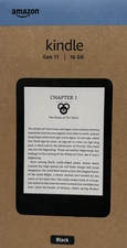 AMAZON KINDLE E-READER, 11TH GEN, 16GB, WI-FI, 6", BLACK (2024 RELEASE), NEW 