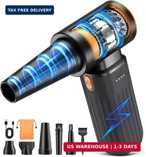Compressed Air Duster, 260000RPM Cordless Electric Air Blower with Brushless Mot