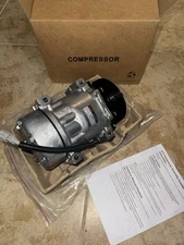 Dearl A/C Compressor DLG123 7H15 with Clutch HFC 134a Fits Multiple Vehicles