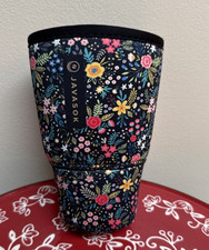 Javasok Iced Coffee Cold Soda Insulated Neoprene Cup Sleeve English Garden