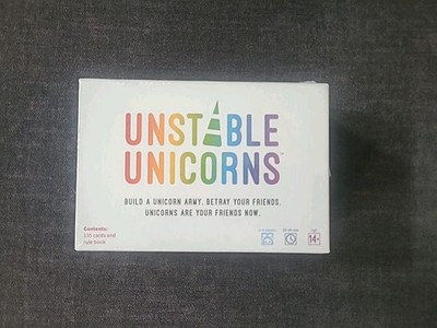 New Unstable Unicorns Game Ages 14+ Sealed Box