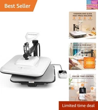 High Performance 15x15 Heat Press Machine with Swing,Design and Safety Features