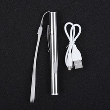 Pocket Flashlight LED Pen Pencil Torch Light Lamp Stainless Steel High Quality