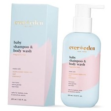 Baby Shampoo  Body Wash 2-in-1, 8.5 fl oz  Gentle, Non-Toxic, Fragrance-Free