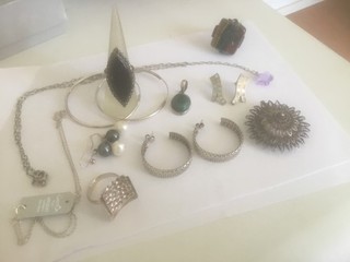 lot bijoux en argent 925