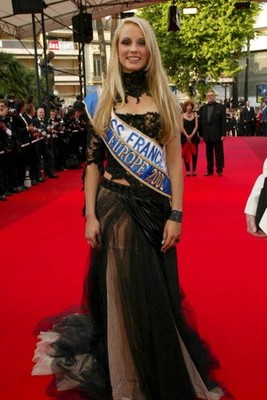 Ararat In Cannes May 20 2002 Miss France 2001 Elodie Gossuin Old Photo
