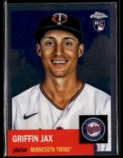 2022 Topps Chrome Platinum Anniversary #76 Griffin Jax RC Card 0603S