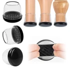 Ezprotekt Chair Sliders for Carpet, 8 Pcs Glides Clear-XL, Clear-xl