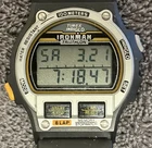 Vintage  Timex Ironman Triathlon Men's Watch 731-A Rubber Band Digital 8 Lap