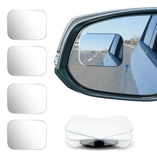 4PCS Blind Spot Mirror for Cars Frameless HD Glass Car Blind Spot Rectangle