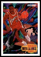 Dominique Wilkins 1993-94 Fleer #237 Hawks NBA READ FREE SHIPPING AutographDen