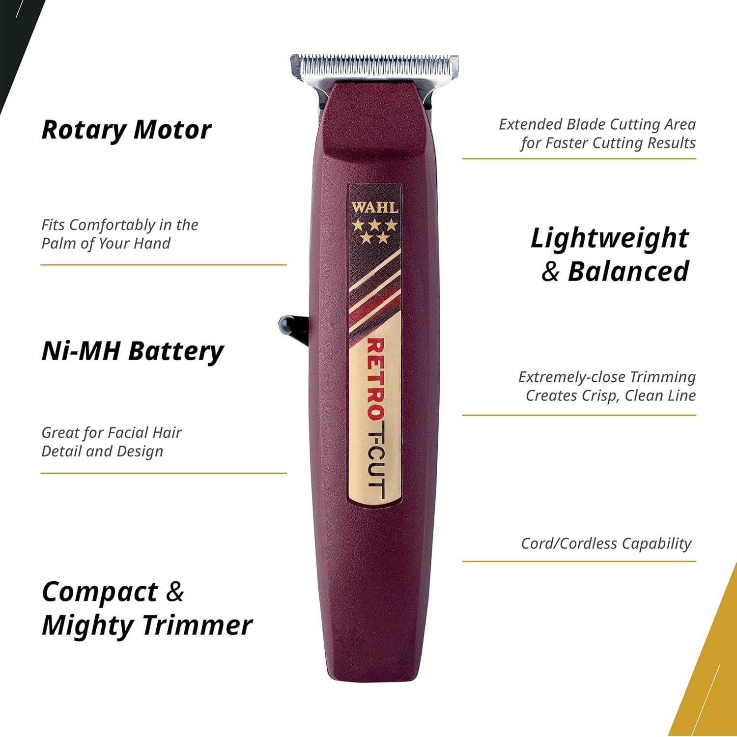 Wahl #8412 Professional Retro T-Cut Trimmer NEW(damaged box)