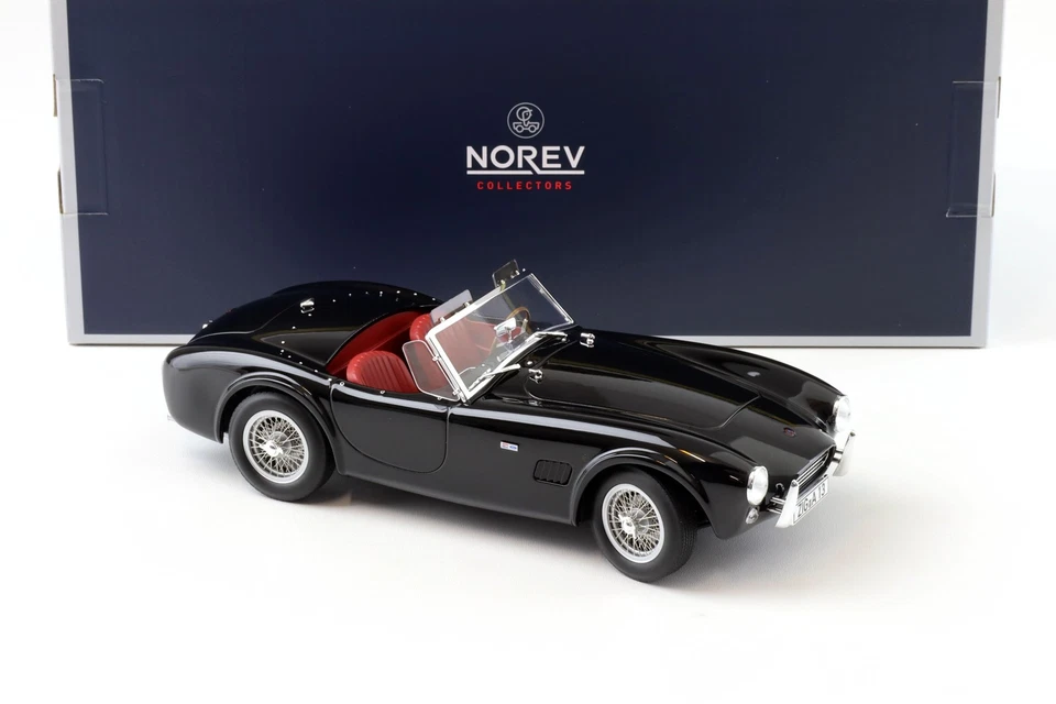 1:18 Norev AC COBRA 289 Roadster 1963 Nero 182754 - Immagine 2 di 4