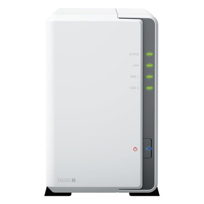 Synology DiskStation DS223j NAS 2-Bay 0/2 2,5''/3,5'' SATA HDD/SSD, 1x Gigabit LAN