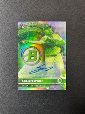 2026 Bowman Sal Stewart Rc Rookie Under The Radar Auto 013/150 BJMO