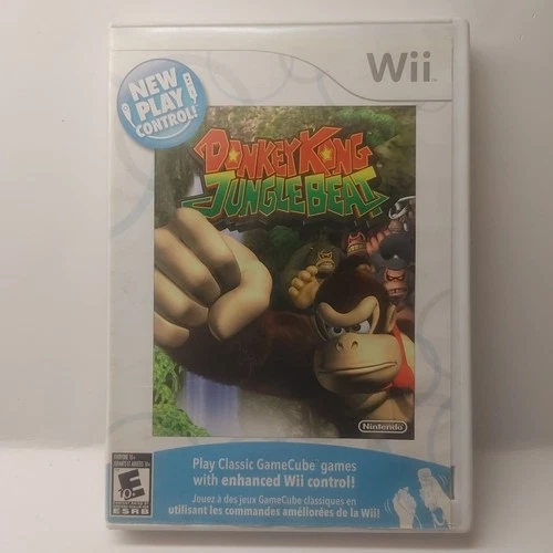 Donkey Kong Jungle Beat (Nintendo Wii) Cib w/Manual - Tested - With Manual