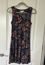 NWT Nine West Women Size S Dress Tank Sleeveless Multi-Color