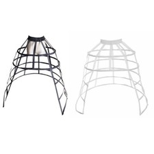 Women 5 Hoop Petticoat Hollowed Bird Cage Crinolines Underskirt