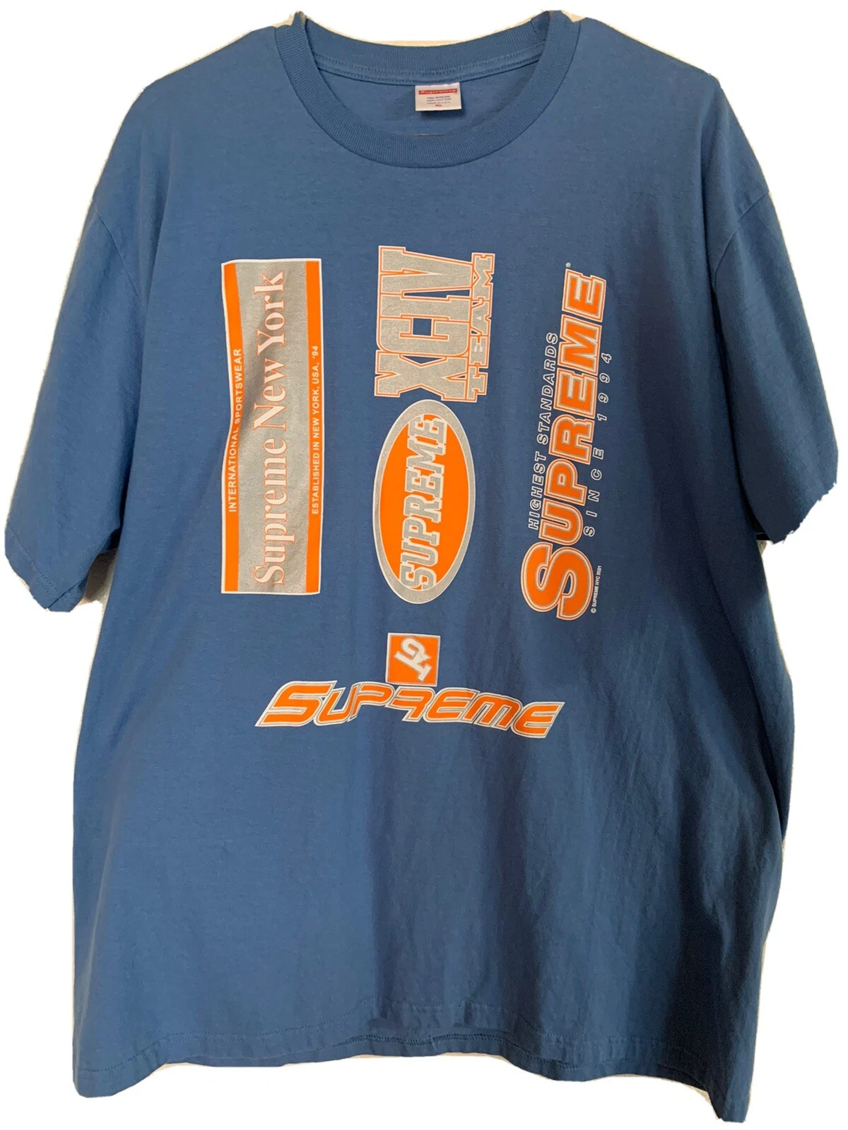 chemise graphique homme suprême 2021 Xciv Team/York taille XL