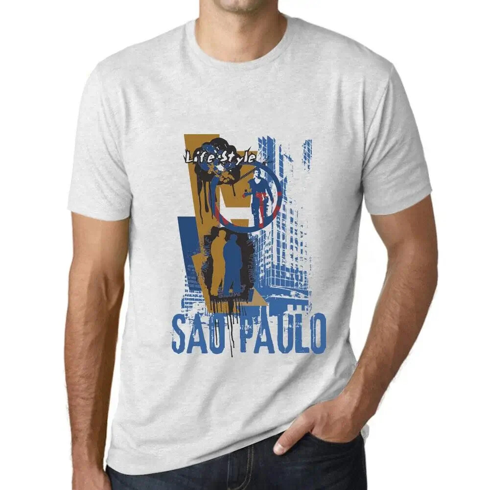 Camiseta Estampada para Hombre Estilo De Vida En São Paulo – Sao Paulo Lifestyle