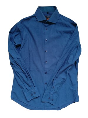 Seidensticker Hemd Shirt Slim Fit 40 Petrol Eterna