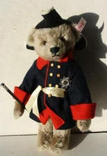 Steiff Teddy Bear Friedrich D GroBe Uniform Limited Edition Teddy Bear German --