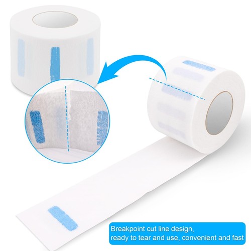 NICEMOVIC 5 Rolls Disposable Barber Paper Neck Strips Barber Accessories Prof... - Picture 6 of 7
