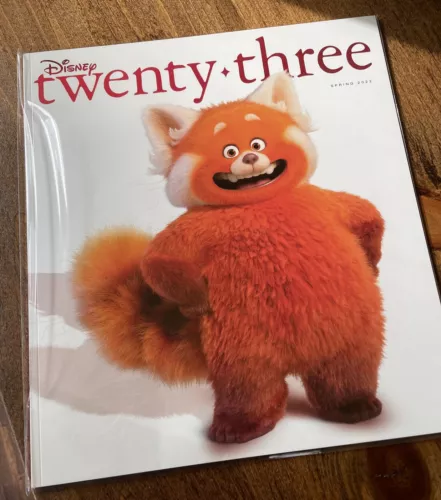 Disney D23 Twenty Three Magazine Spring 2022 Turning Red NEW
