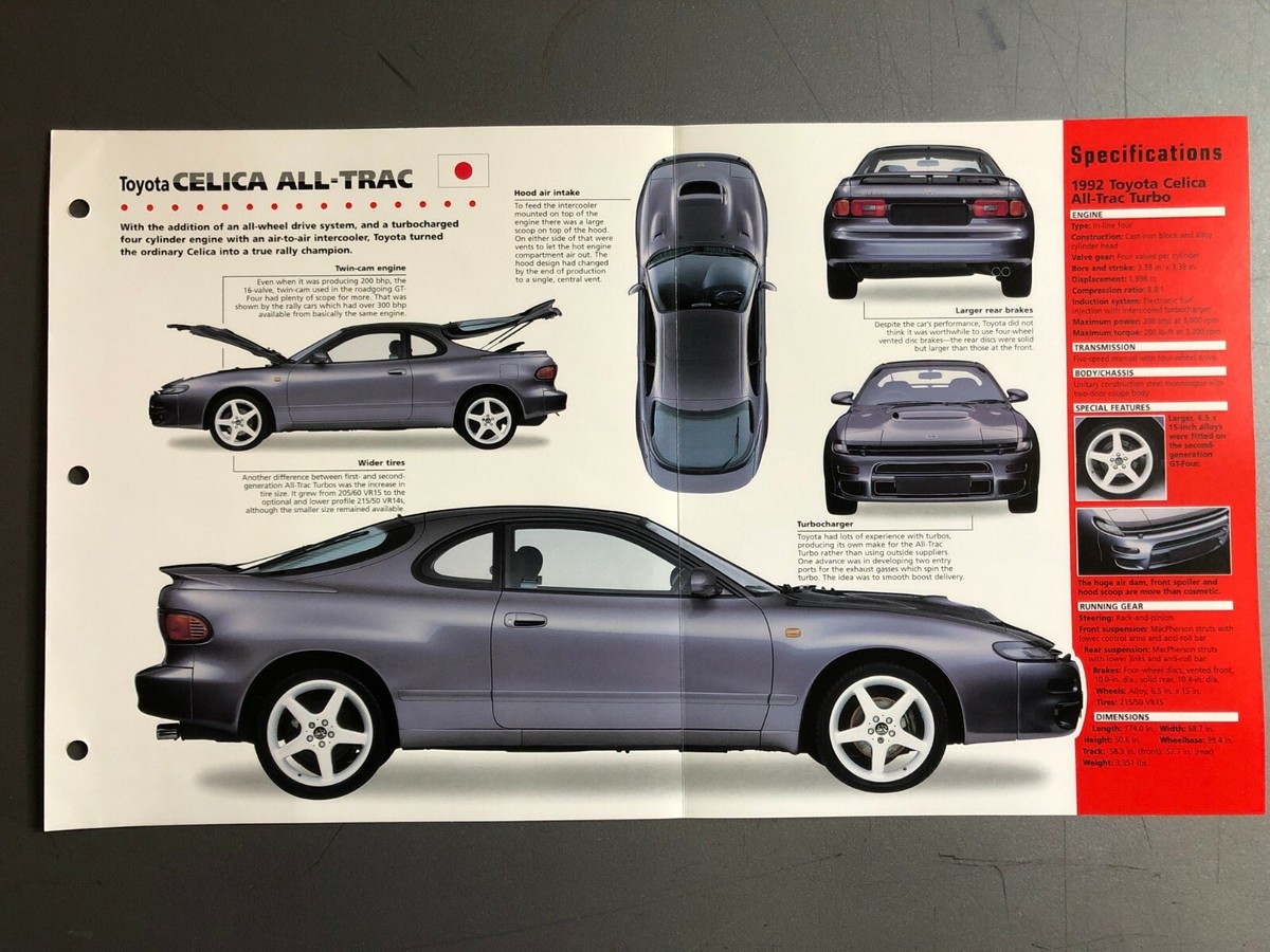1991 1994 Toyota Celica All-Trac Coupe IMP 