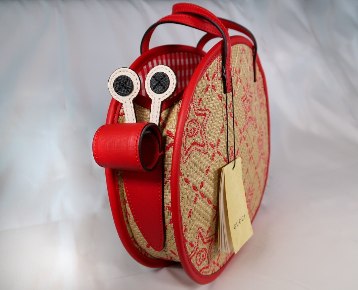 GUCCI Raffia Snail Tote Bag | eBay