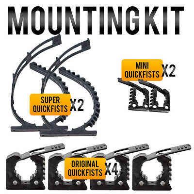 Quick Fist 8-Piece Clamp Assortment