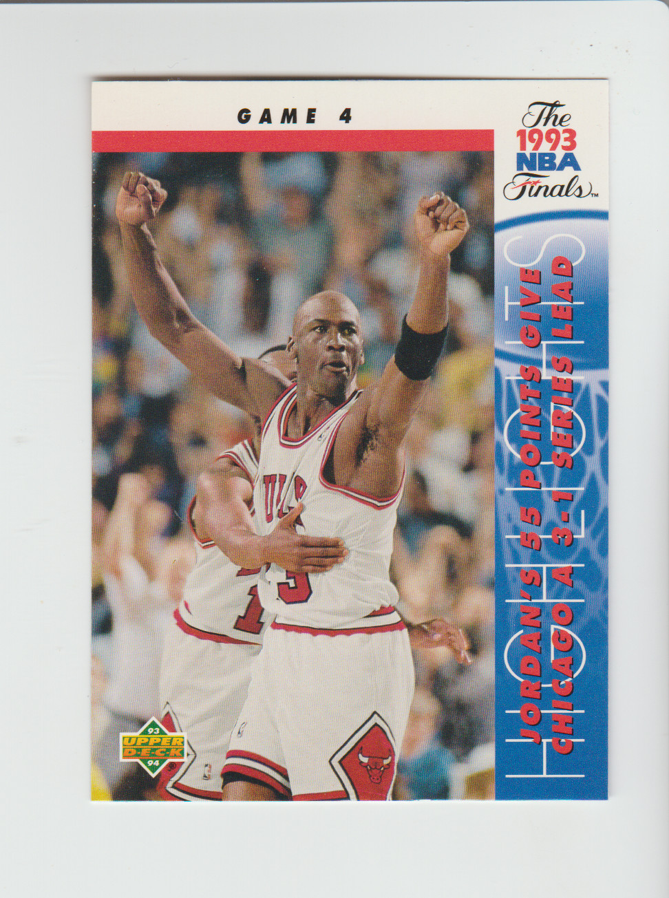 1993-94 Upper Deck #201 Michael Jordan card, Chicago Bulls HOF