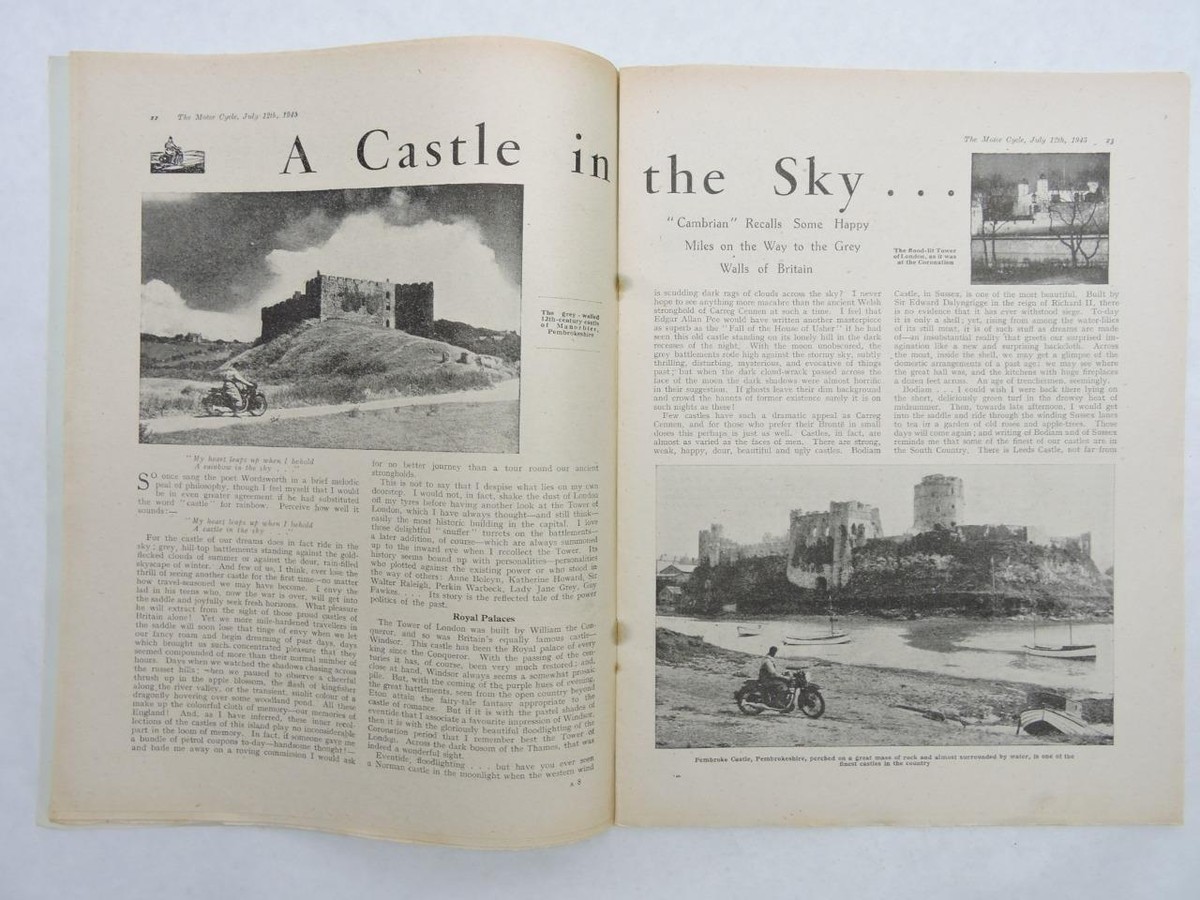 July 12 1945 The Motorcycle Magazine BSA L13705 | eBay
